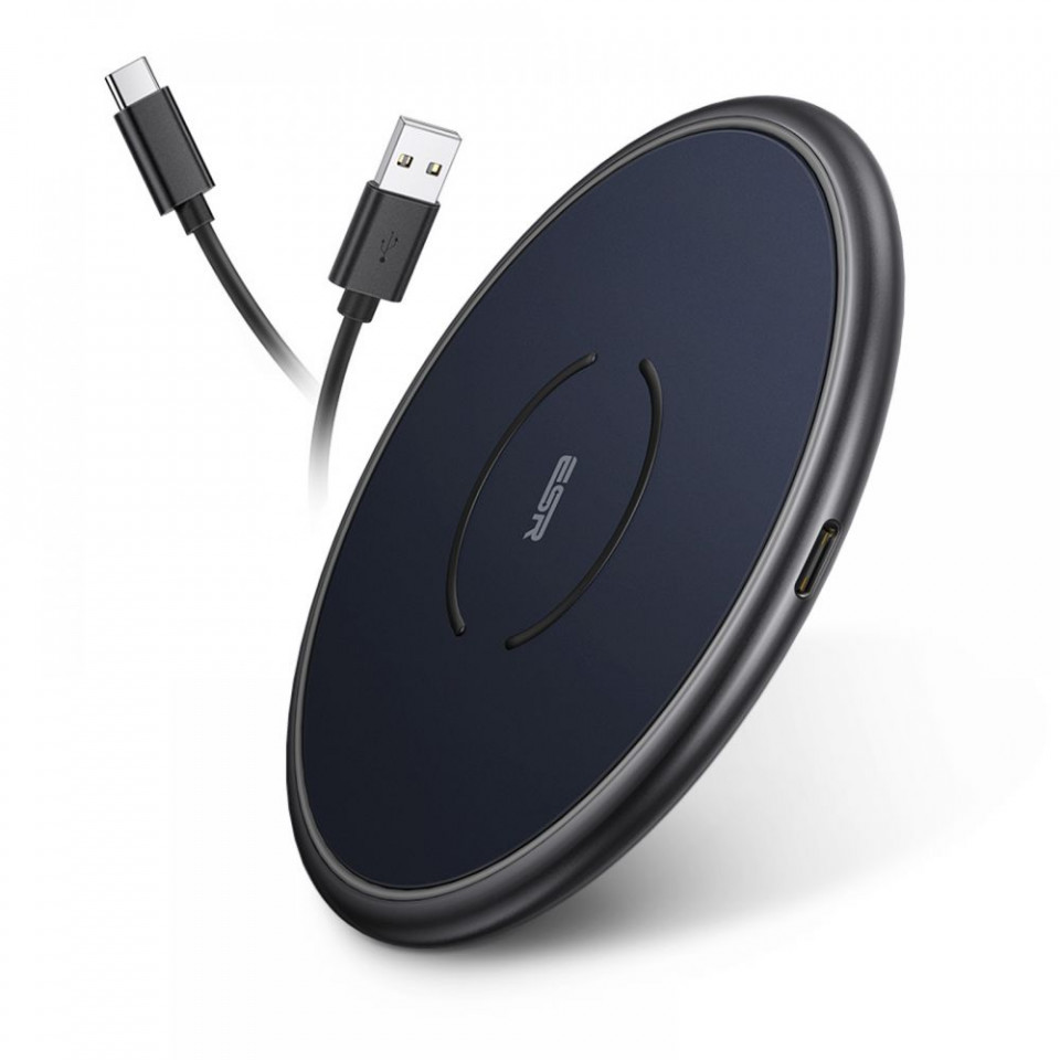 Incarcator Wireless compatibil MagSafe, 10W, Cablu USB-C 1m, ESR Halolock - Midnight Blue - 1 | YEO