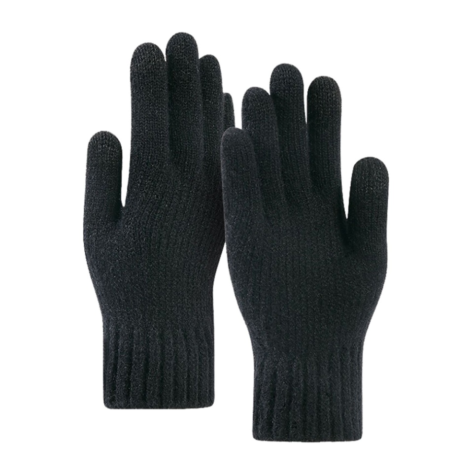 Manusi iarna Touch Screen, captusite, pentru ski, aer liber, SKDR st0012- Negru