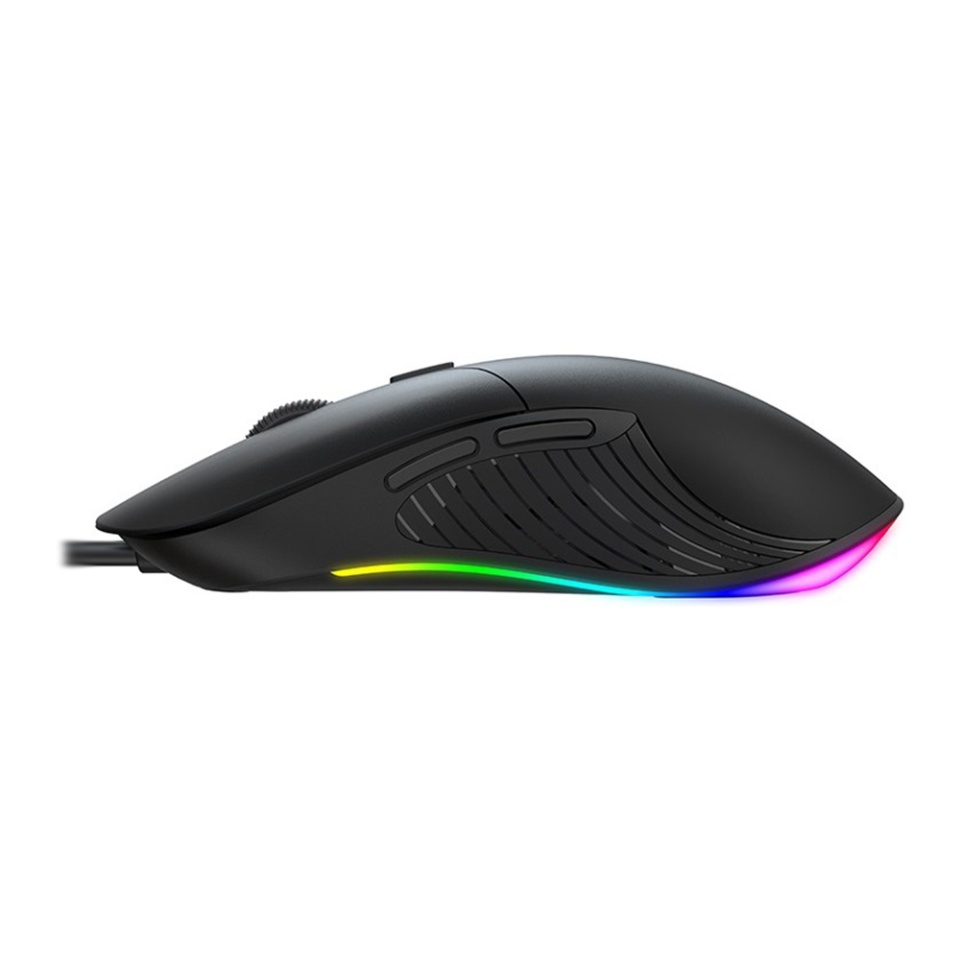 Mouse gaming cu fir, RGB, 2400 DPI, Ergonomic desing, USB 5V, Havit MS1020WB, Negru - 2 | YEO