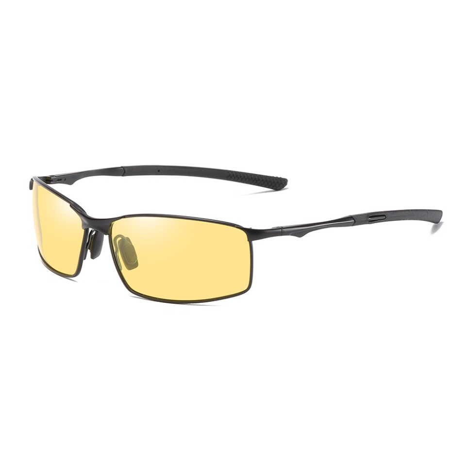 Ochelari de soare barbati, Polarizati, Skyddar 559, Negru;galben