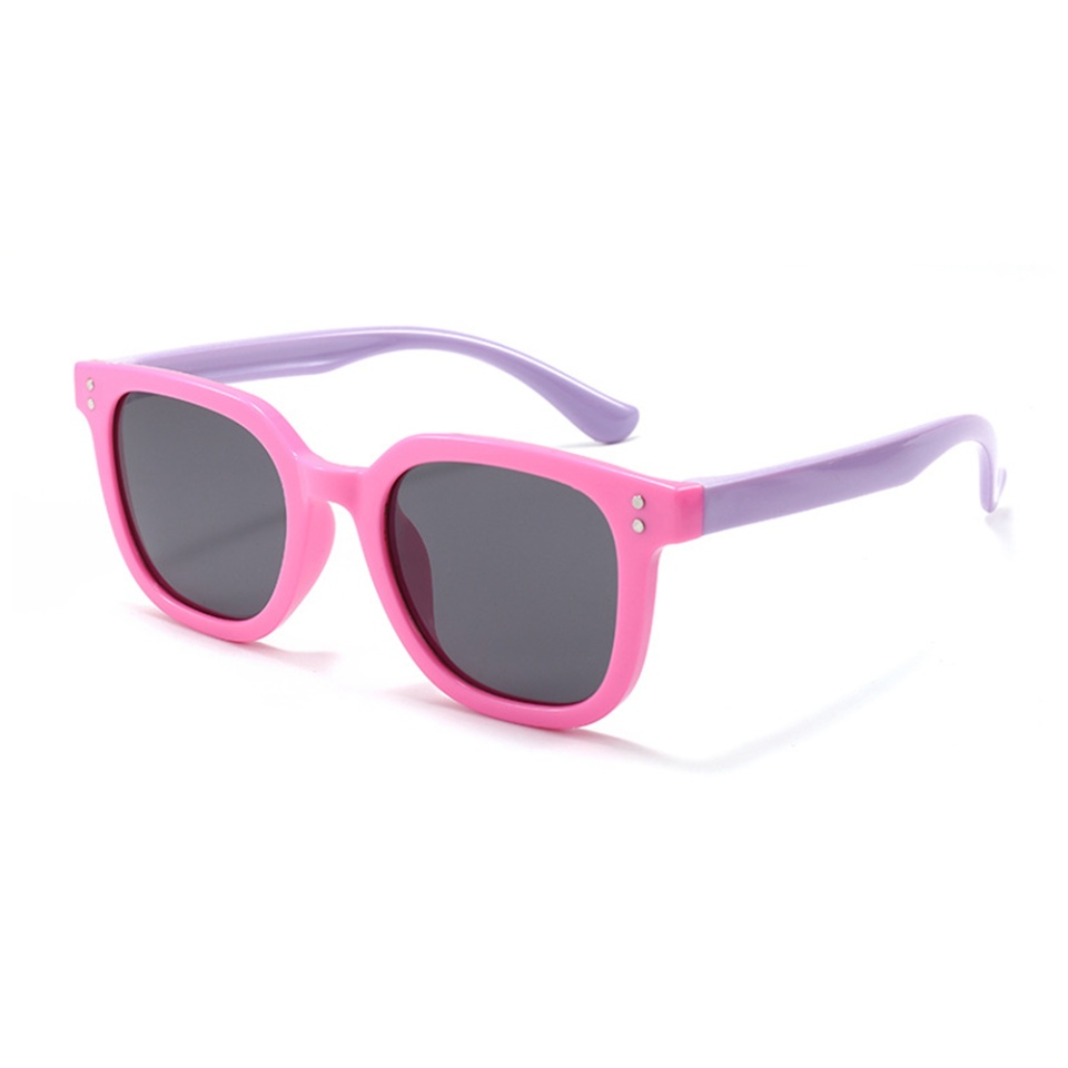 Ochelari de soare copii 3-12 Ani, Protectie UV, Polarizati, Skyddar Kido 8351 - Roz Mov