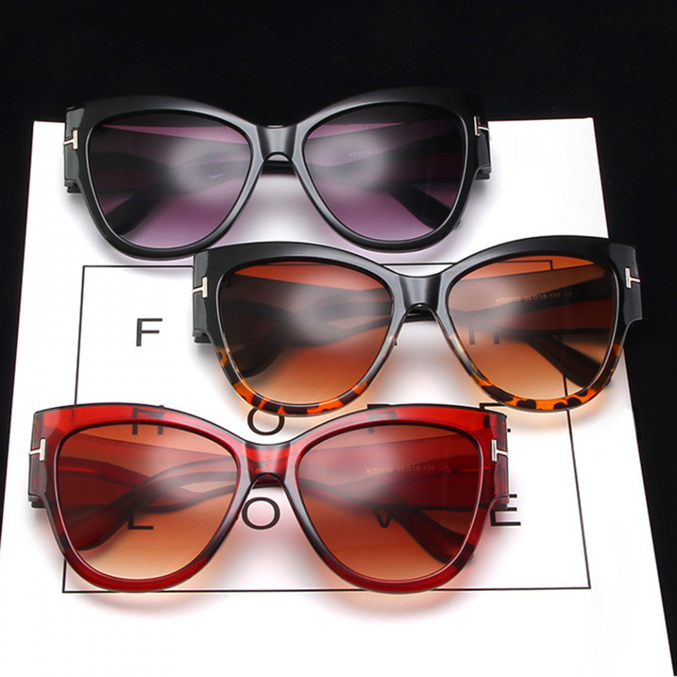 Ochelari de soare dama, Cat Eye, Skyddar Vistta 9778- Negru Gradient Gri - 2 | YEO