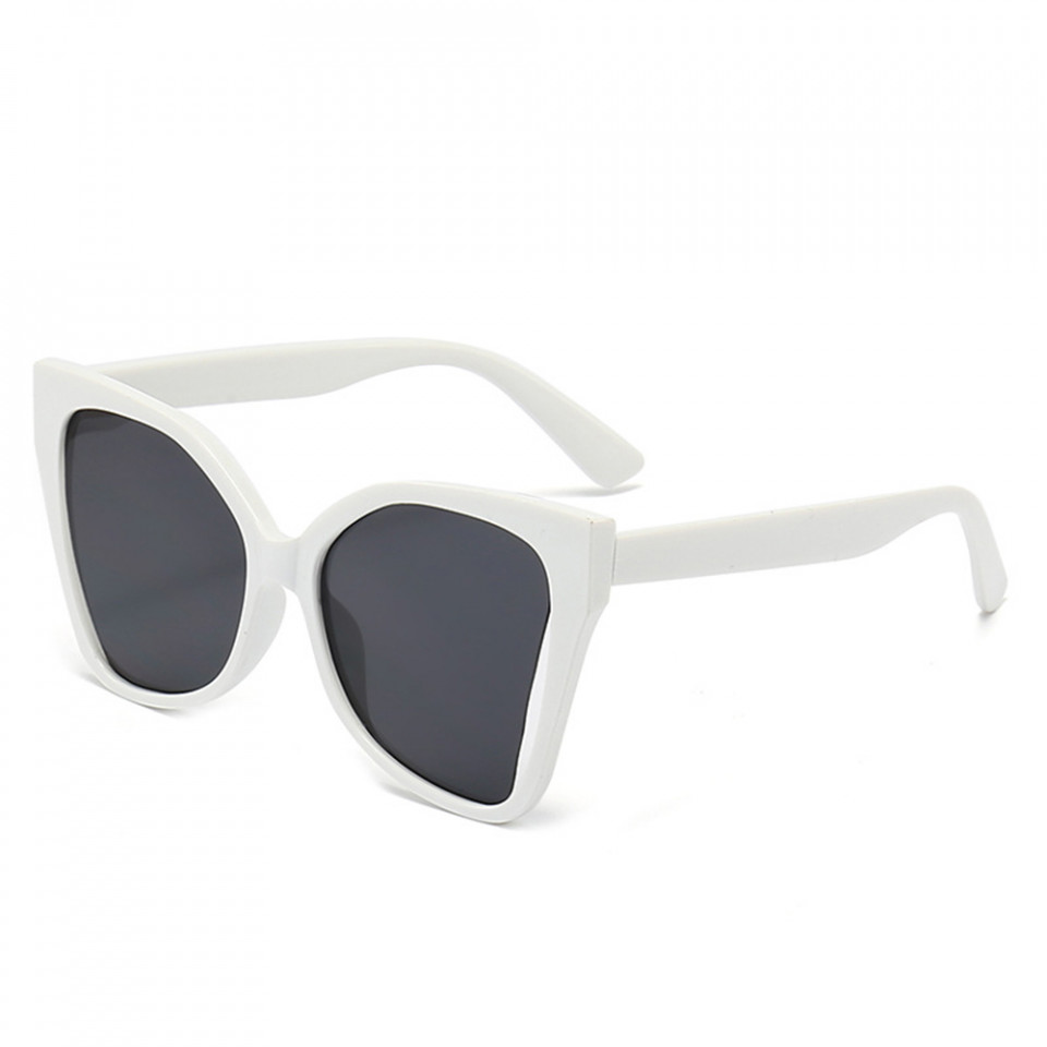 Ochelari de soare dama, rame Butterfly, Skyddar Vistta 5335 - Alb Gri