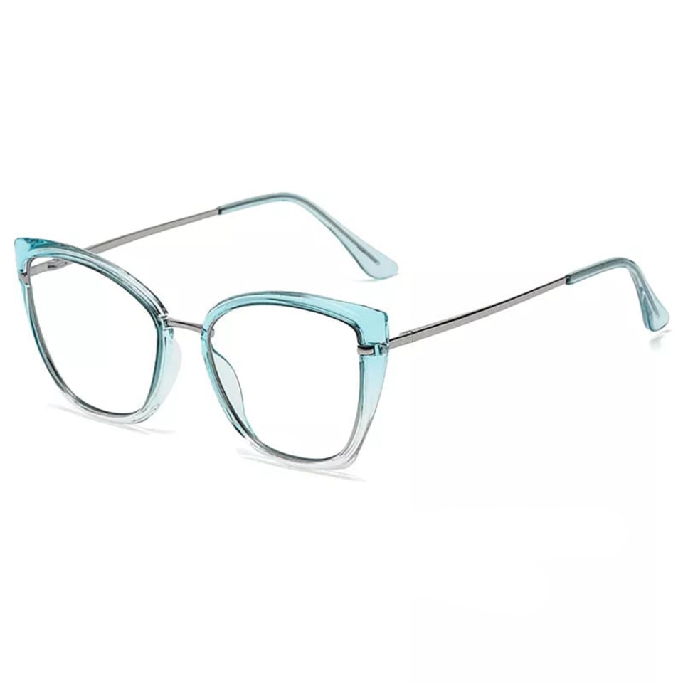 Ochelari Protectie Calculator, Ecran Telefon, Televizor, Gaming, anti Lumina Albastra, Antireflex, fara Dioptrii, SKDR OptiGlow WD605 - Albastru;transparenta