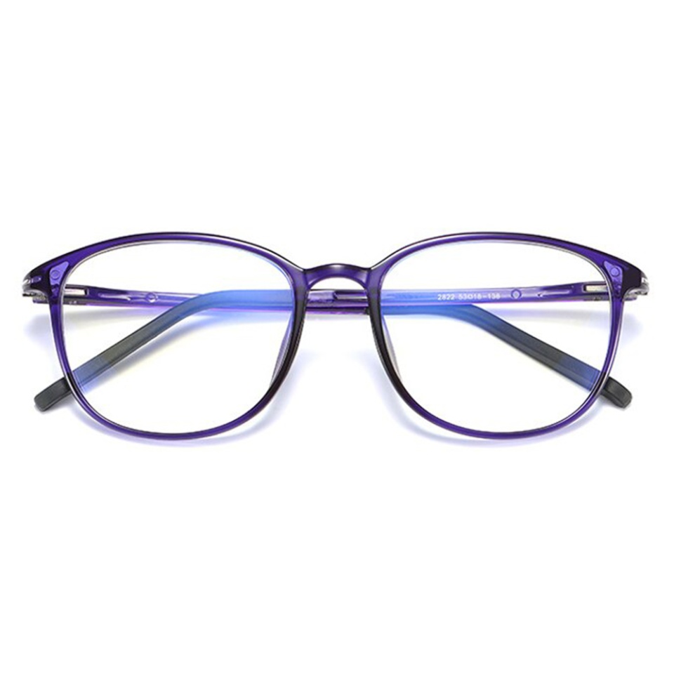 Ochelari Protectie Calculator, Ecran Telefon, Televizor, Gaming, anti Lumina Albastra, Antireflex, fara Dioptrii, SKDR OptiGlow F2822 - Mov - 1 | YEO