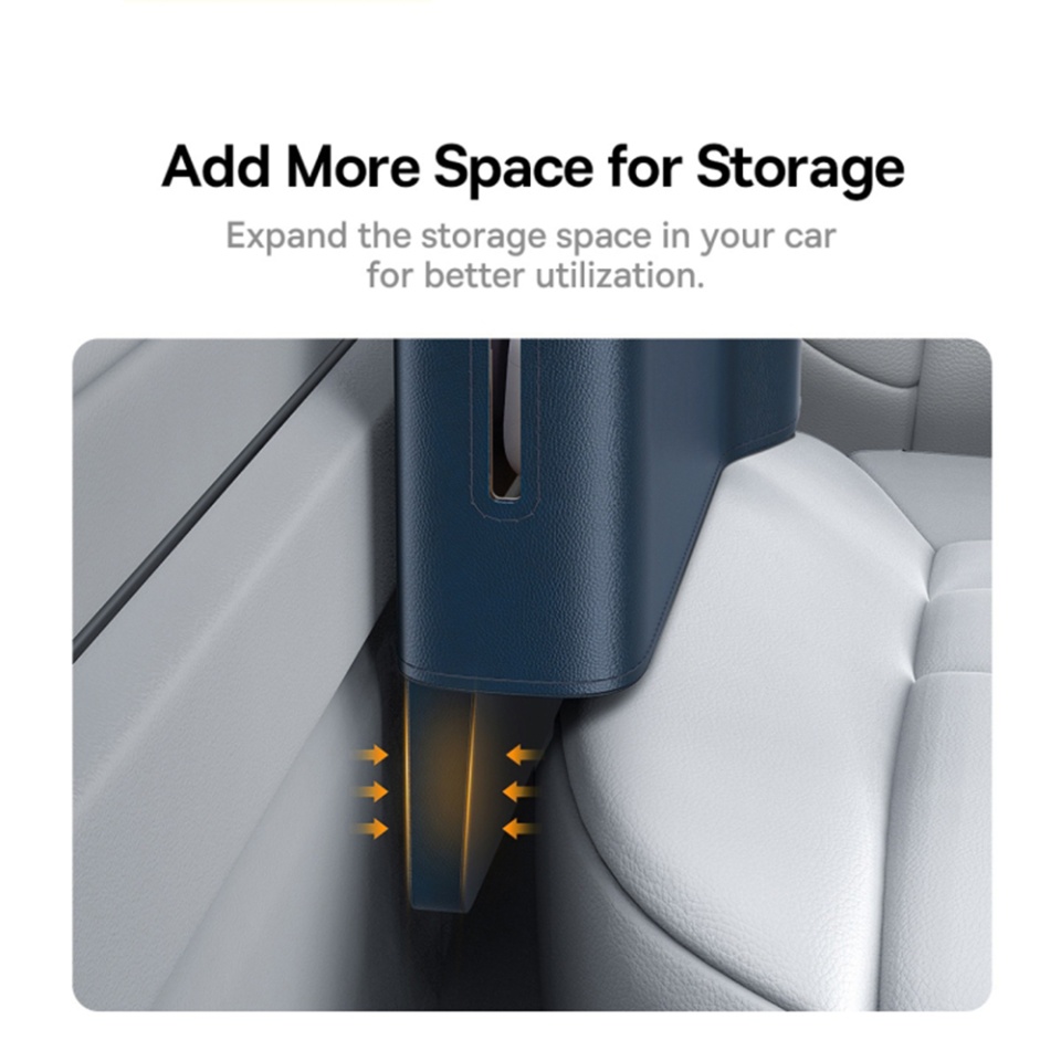 Organizator Auto multiple compartimente, Cup Holder, Baseus - Albastru - 2 | YEO
