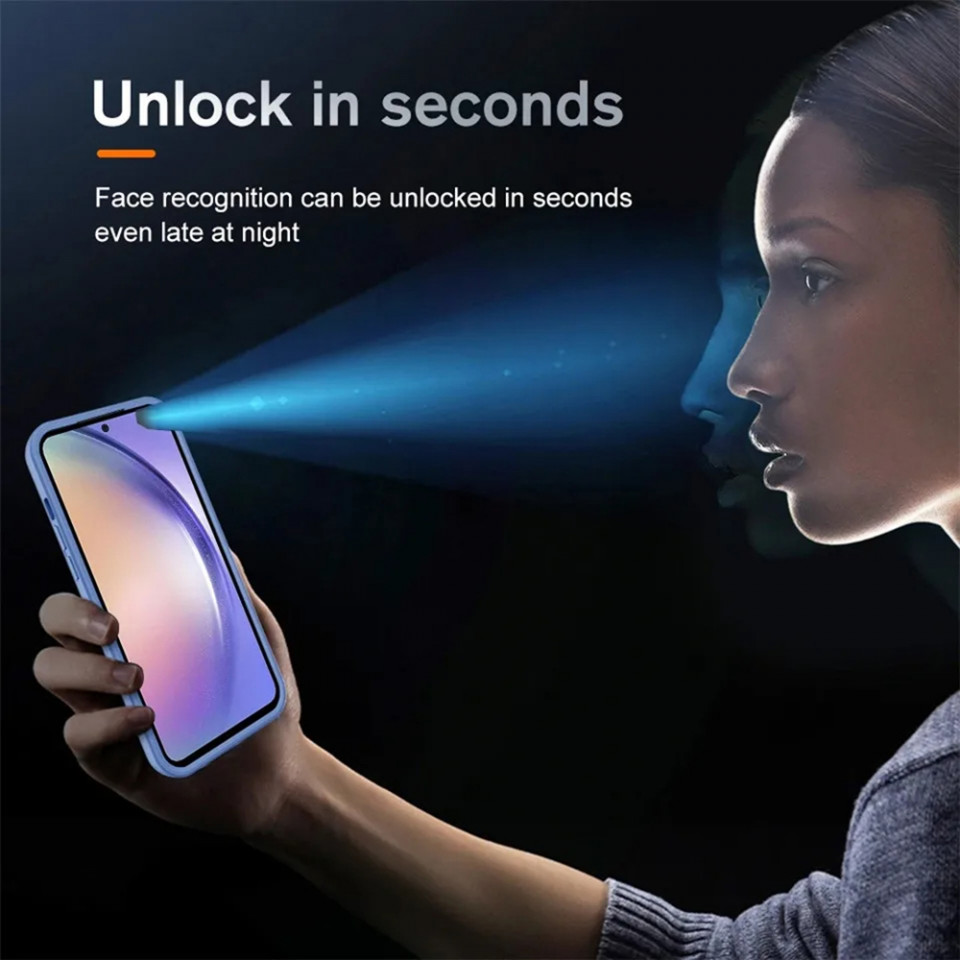 [Pachet 360°] Husa + Folie pentru Samsung Galaxy A54, SKDR ColorShield 360° - Mov - 1 | YEO