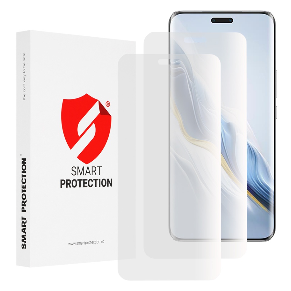 [SET 2x] Folie de protectie Honor Magic6 Pro, Premium Classic, Smart Protection, Transparent