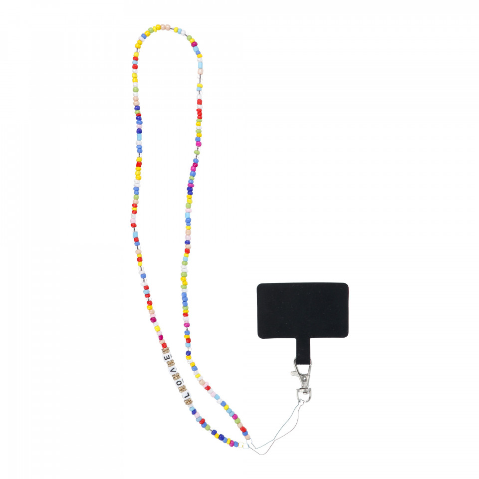 Snur universal telefon, 68cm (34cm prins), PIXIE - Margele