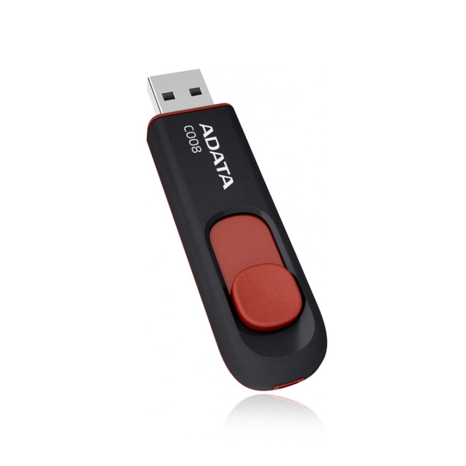 Stick de Memorie USB 2.0 FlashDrive, 16GB, Adata, AC008, Negru