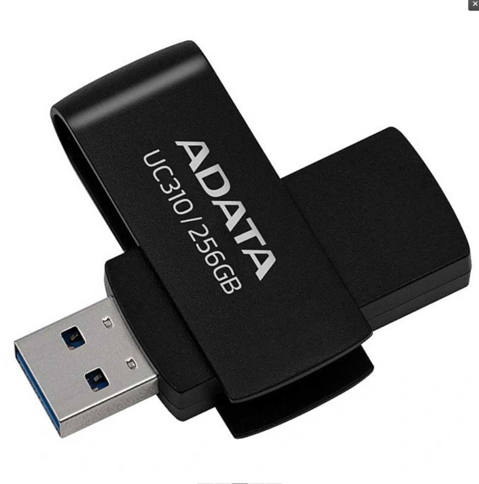 Stick de Memorie USB 3.2 FlashDrive, 256GB, Adata UC310, Negru - 3 | YEO