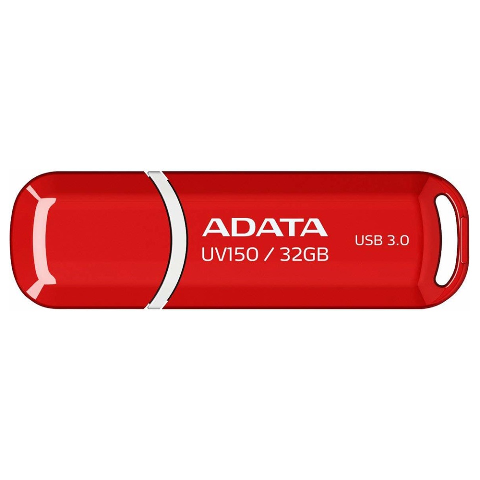 Stick USB ADATA AUV150-RRD, 32GB, USB 2.0, Carcasa Metalica, Rosu - 1 | YEO