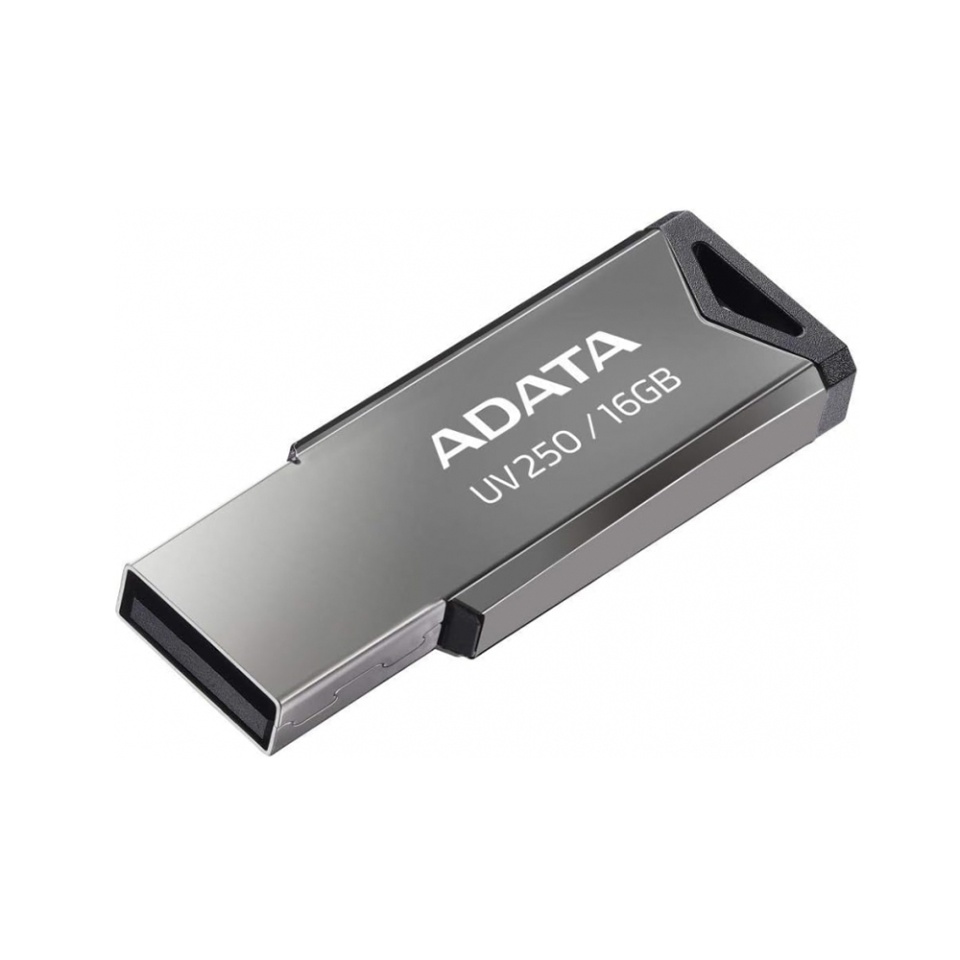 Stick USB ADATA UV250, 16GB, USB 2.0, Design Metalic, Negru - 3 | YEO