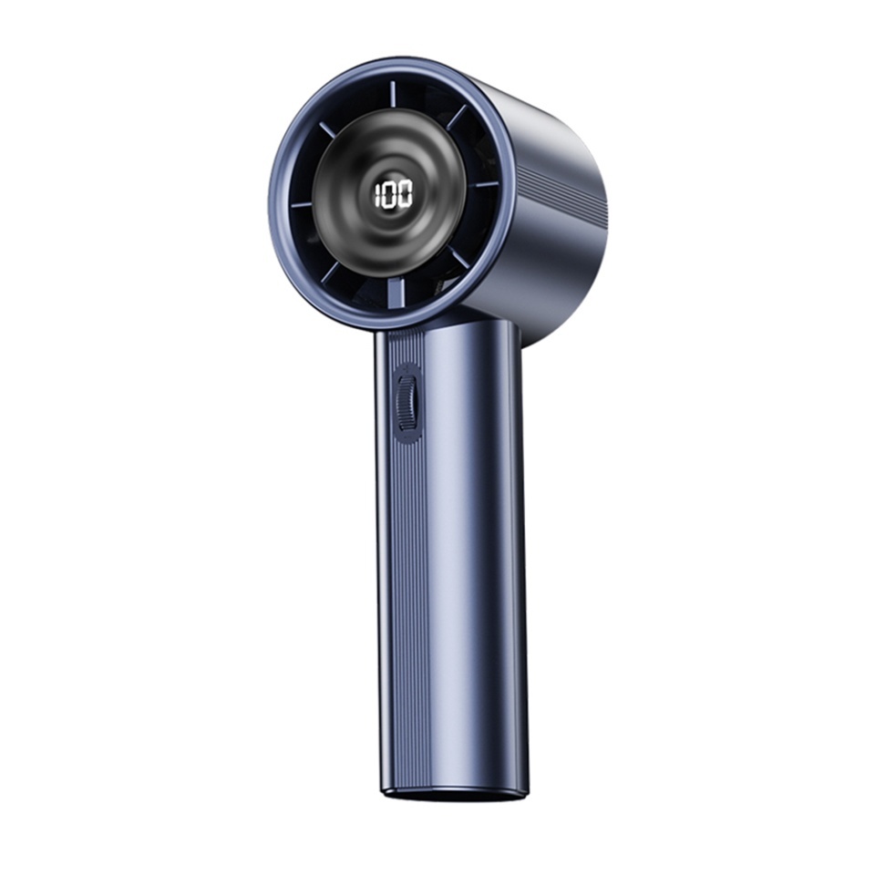 Ventilator Portabil, CT-111, CT-111, USB-C 2A, 5000mAh , Compact si Usor, set cu sticker, Albastru