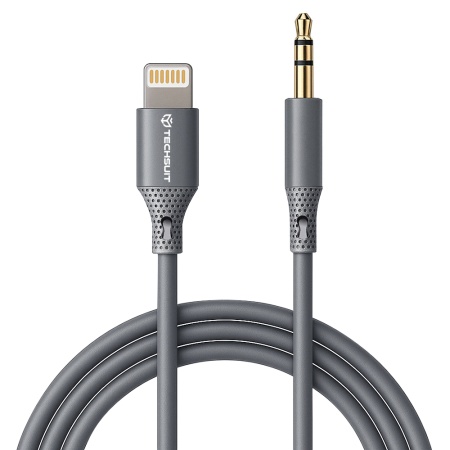 Adaptor Audio Lightning AC5, SoundFleX AC5, Calitate Hi-Fi, Gri