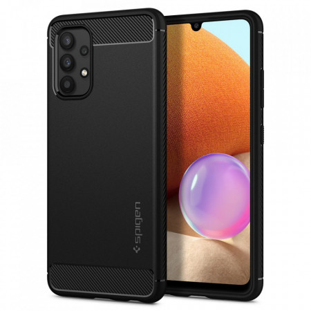 Bumper Samsung Galaxy A72 5G, Rugged Armor Spigen - Negru