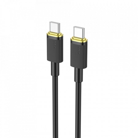 Cable incarcare (U109), Type-C la Type-C, PD 100W, 5A, 1.2m, HOCO - Negru