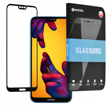 Folie de sticla Huawei P20 Lite, 3D Full Glue MOCOLO - Negru