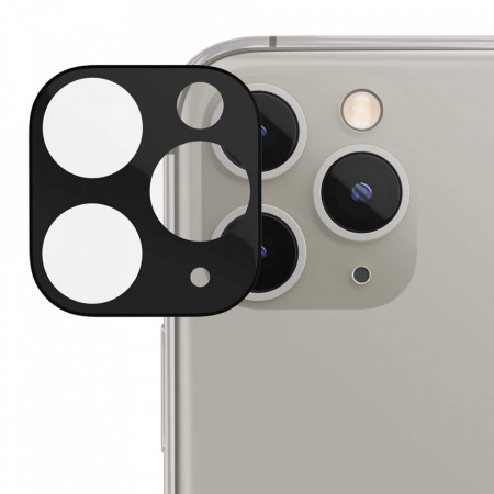 Folie iPhone 11 Pro / 11 Pro Max, Metal Camera Glass, LITO - Negru