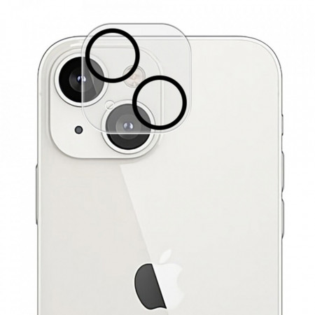 Folie iPhone 14 / 14 Plus, S+ Camera Glass, LITO - Black/Transparent