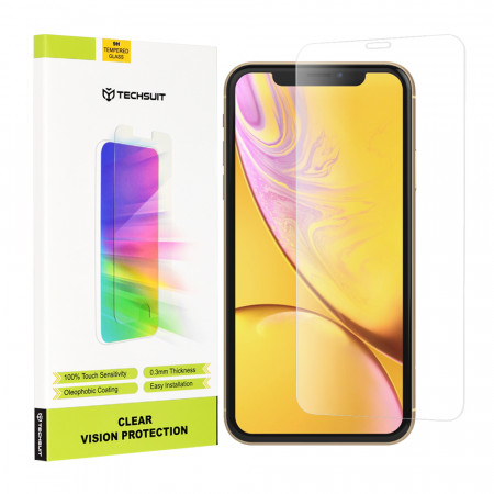 Folie iPhone XR / 11, Techsuit Clear Vision Glass - Transparent