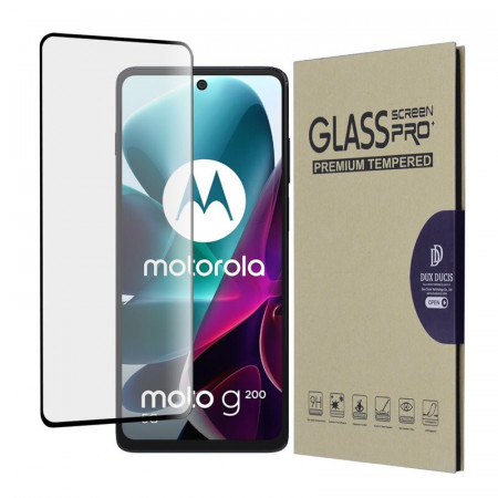 Folie Motorola Moto G200 5G din sticla securizata, Dux Ducis - Negru