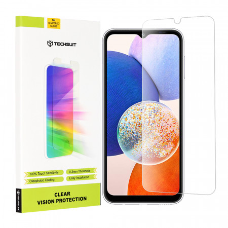 Folie Samsung Galaxy A14 5G, Techsuit Clear Vision Glass - Transparent