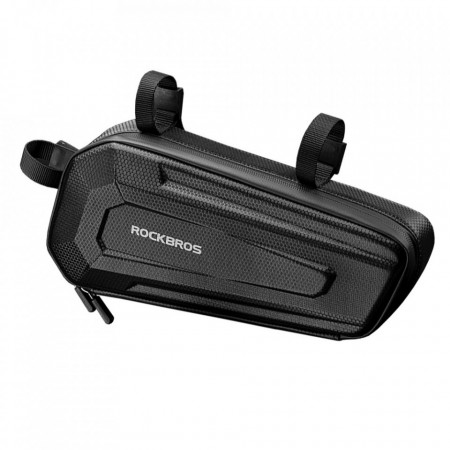 Geanta cadru pentru bicicleta, sistem de prindere, Rockbros - Negru