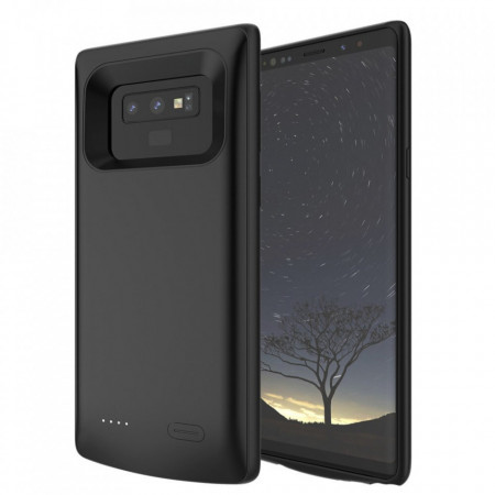 Husa cu Baterie Samsung Galaxy Note 9, 5000mAh, Techsuit Battery Pro - Negru