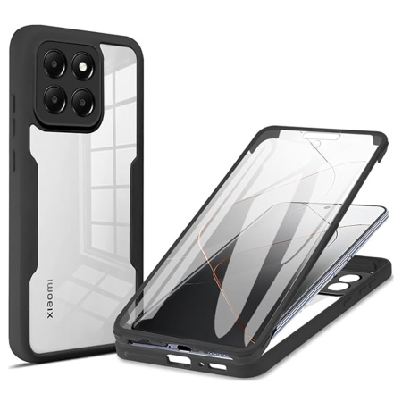Husa + Folie pentru Xiaomi 14, SKYDDAR INNOVATION, [Pachet 360°] ColorVerse, set cu sticker, Negru