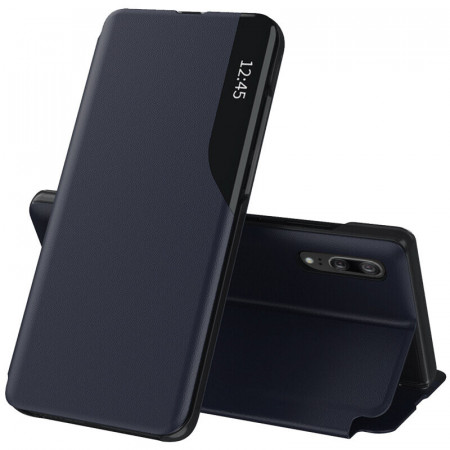 Husa Huawei P20 tip carte, Techsuit eFold - Dark Blue