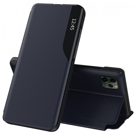 Husa iPhone 12 Pro Max tip carte, Techsuit eFold - Dark Blue