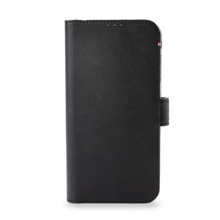 Husa iPhone 13 Mini, Husa din piele naturala Decoded Detachable Wallet MagSafe - Black