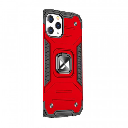 Husa iPhone 13 Pro, Functie magnetica, Wozinsky Ring Armor - Red