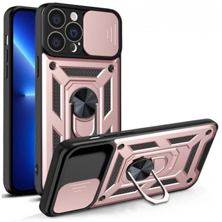 Husa Iphone 13 Pro Max Hybrid CamShield, Tech-Protect - Roz