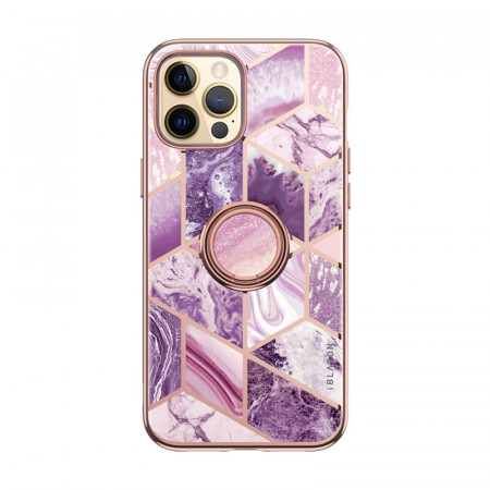 Husa iPhone 13 Pro Max, stylish Supcase Cosmo Snap - Marble Purple