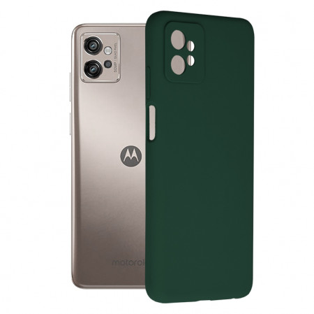 Husa Motorola Moto G32 din silicon moale, Techsuit Soft Edge - Verde