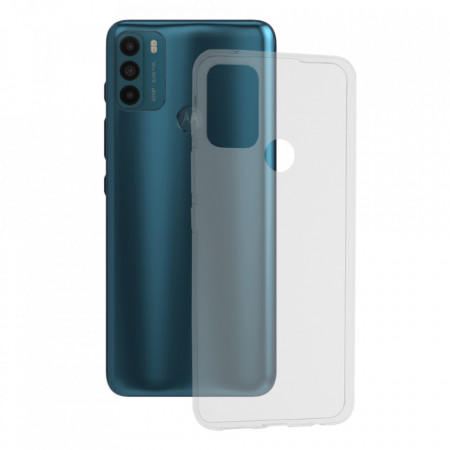 Husa Motorola Moto G50, din silicon TPU slim, Techsuit - Transparent
