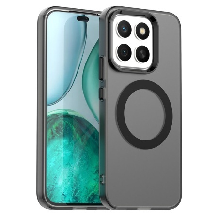 Husa pentru Honor X8c, SKYDDAR INOVATION, CandyCase, Magsafe, set cu sticker, Negru