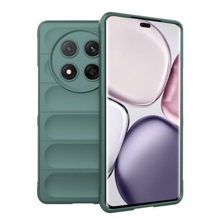Husa pentru Honor X9c / Magic7 Lite, SKYDDAR INNOVATION, Magic Shield, din Silicon Mat, set cu sticker, Verde