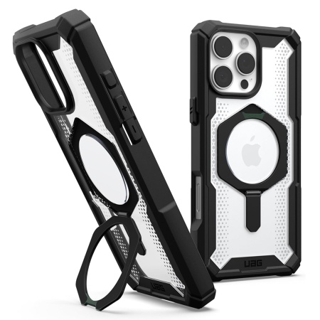 Husa pentru iPhone 16 Pro, Plasma, UAG - Negru/transparenta