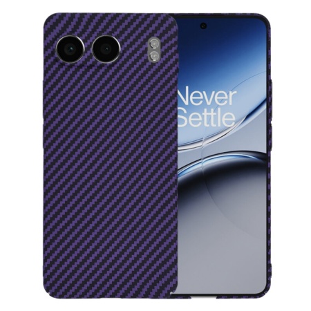Husa pentru OnePlus Nord 4, Finisaj Premium cu Textura de Carbon, Design Elegant, SKDR CarbonFlex - Mov