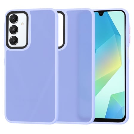 Husa pentru Samsung Galaxy A16 4G / Galaxy A16 5G, SKYDDAR INNOVATION, Frosted, Mov deschis, set cu sticker