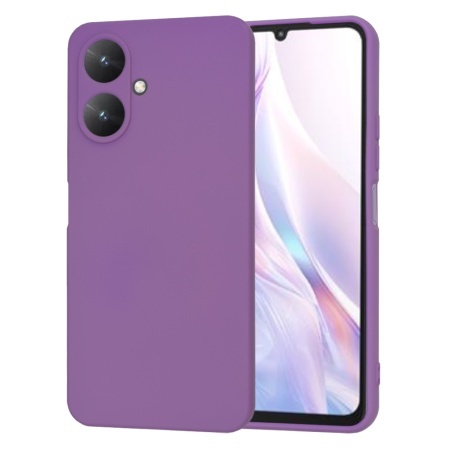 Husa pentru Xiaomi Redmi 13C 5G, SKYDDAR INNOVATION, din Silicon Catifelat, SoftElegance, set cu sticker, Mov