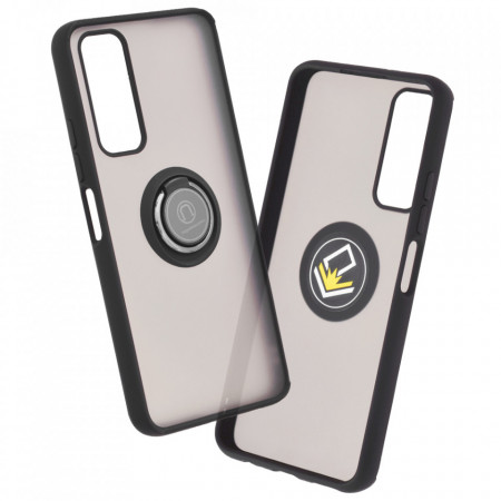 Husa Realme X50 cu inel, Techsuit Glinth - Negru