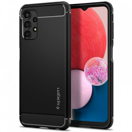 Husa Samsung Galaxy A13 5G / A04s, Rugged Armor Spigen - Negru