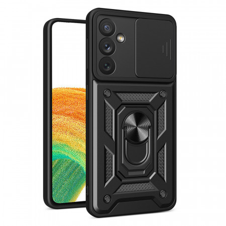 Husa Samsung Galaxy A34 5G Hybrid CamShield, Tech-Protect - Negru