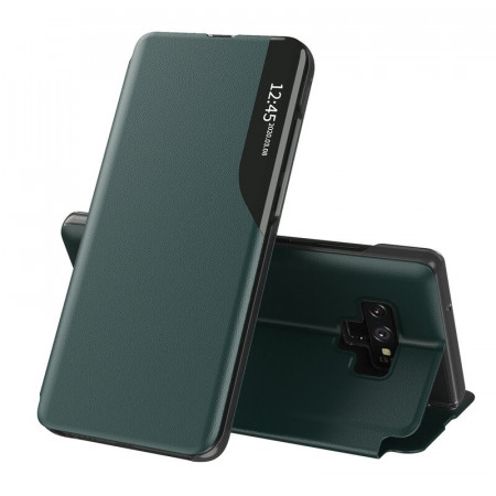 Husa Samsung Galaxy Note 9 tip carte, Techsuit eFold - Dark Green