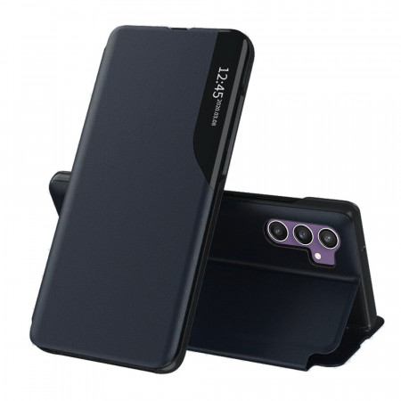 Husa Samsung Galaxy S23 FE tip carte, Techsuit eFold - Albastru