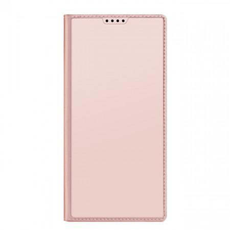Husa Samsung Galaxy S23 Ultra tip carte, Skin Pro Dux Ducis - Roz